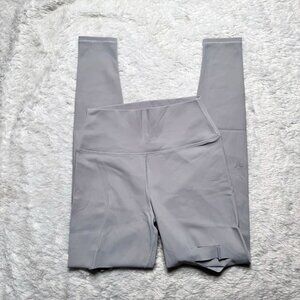 ALO Yoga Light Gray High-Waist Leggings